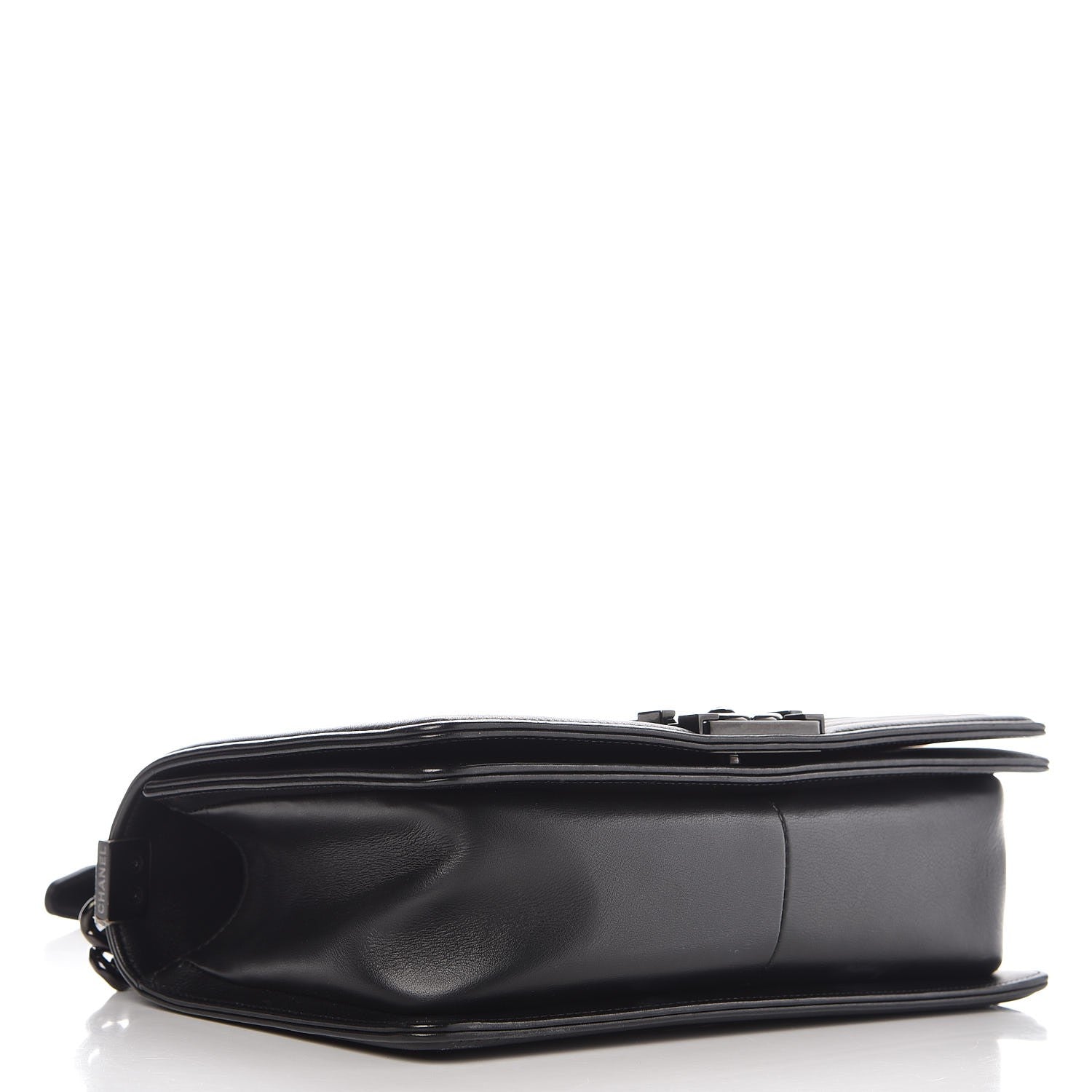 Chanel Calfskin Quilted Medium Boy Flap So Black 4 of 7