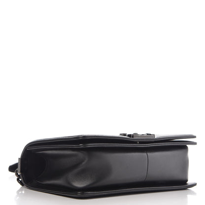 Chanel Calfskin Quilted Medium Boy Flap So Black 4 of 7