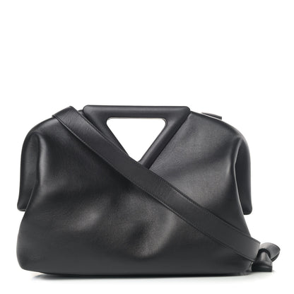 Bottega Veneta Calfskin Small The Point Triangle Bag Black 1 of 6