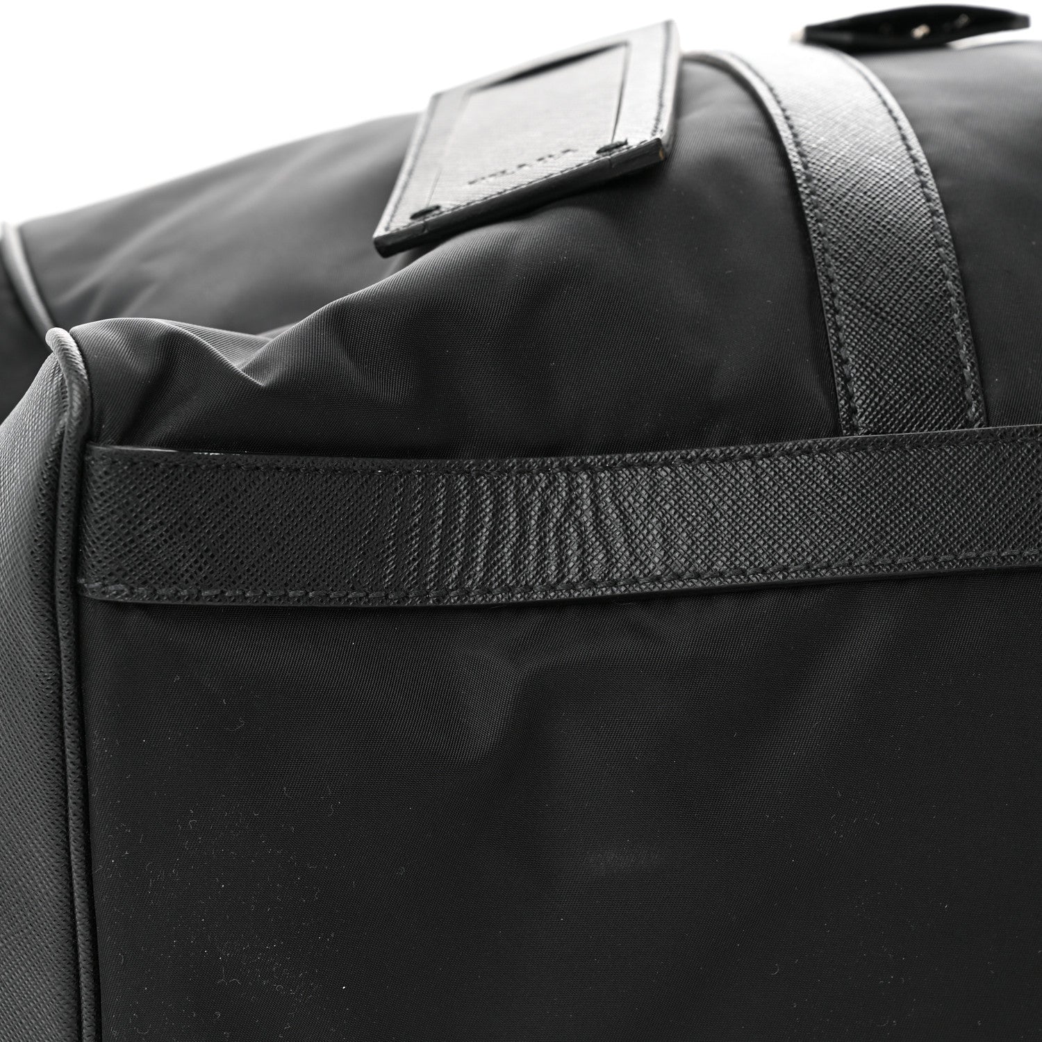 Prada Tessuto Nylon Saffiano Duffle Black 18 of 18