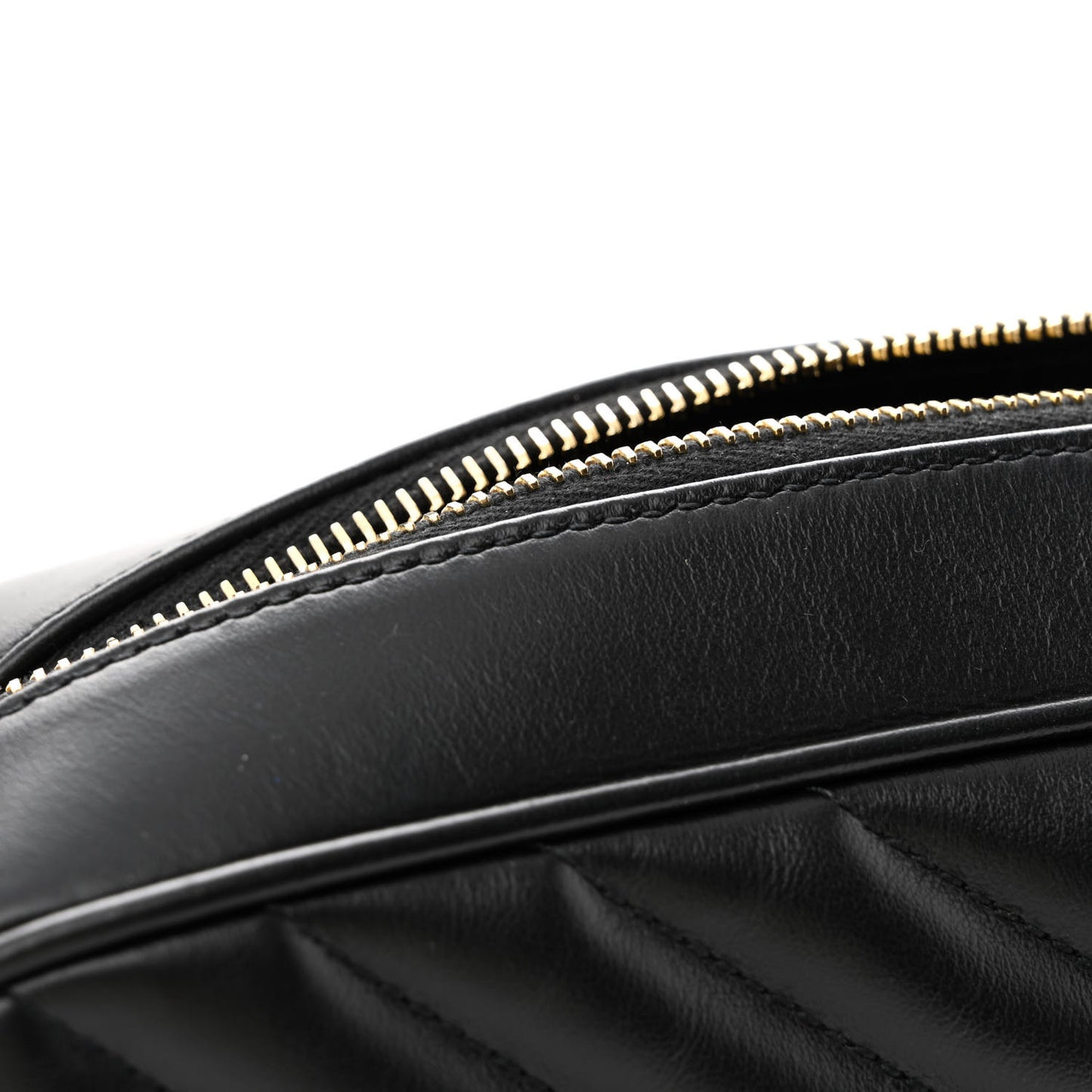 Calfskin Matelasse Monogram Lou Camera Bag Black