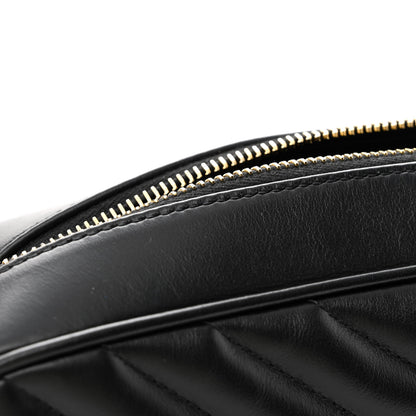 Saint Laurent Calfskin Matelasse Monogram Lou Camera Bag Black 12 of 13