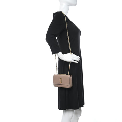 Marc Jacobs Lambskin Mini The Glam Shot Bag Dusty Beige 2 of 10
