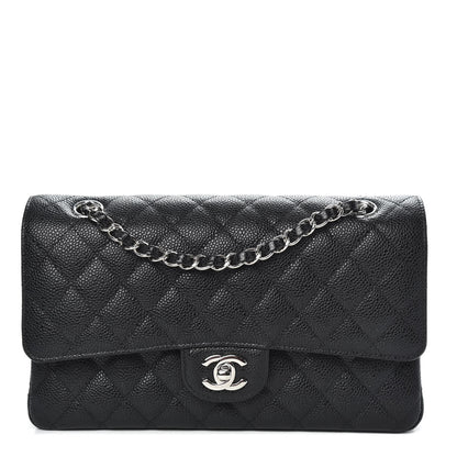 Chanel Caviar Quilted Medium Double Flap Black 1 of 11