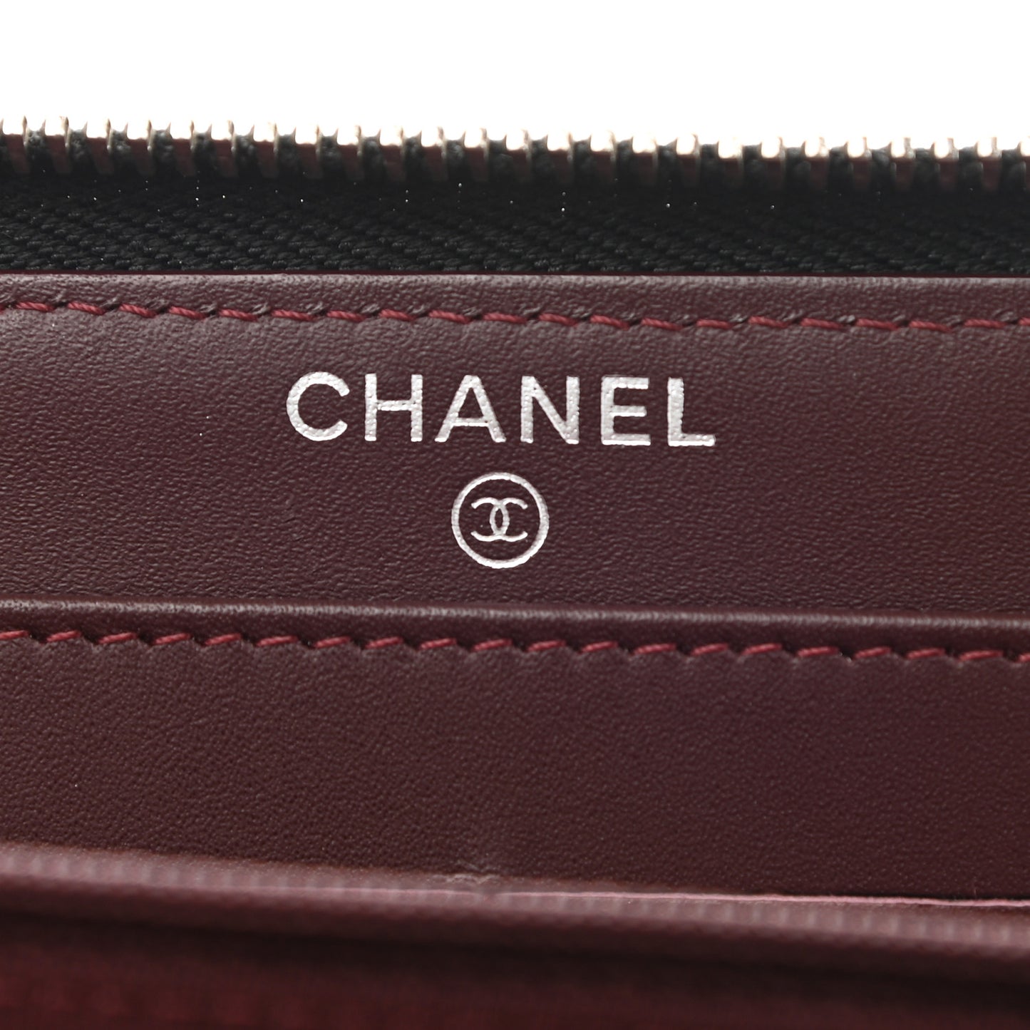 Caviar Quilted Large Gusset Zip Around Wallet Black