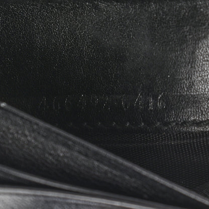 Gucci Calfskin Matelasse GG Marmont Card Case Wallet Black 7 of 12