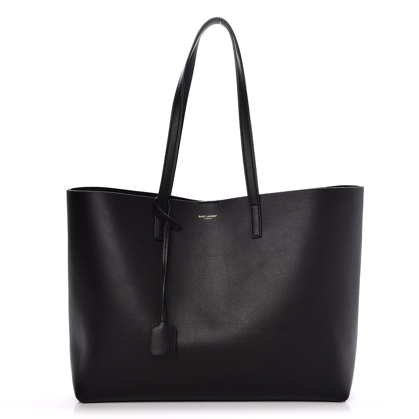 Calfskin Large Shopping Tote Black