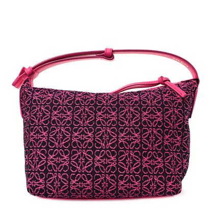 Loewe Jacquard Anagram Calfskin Small Cubi Bag Pink 1 of 8