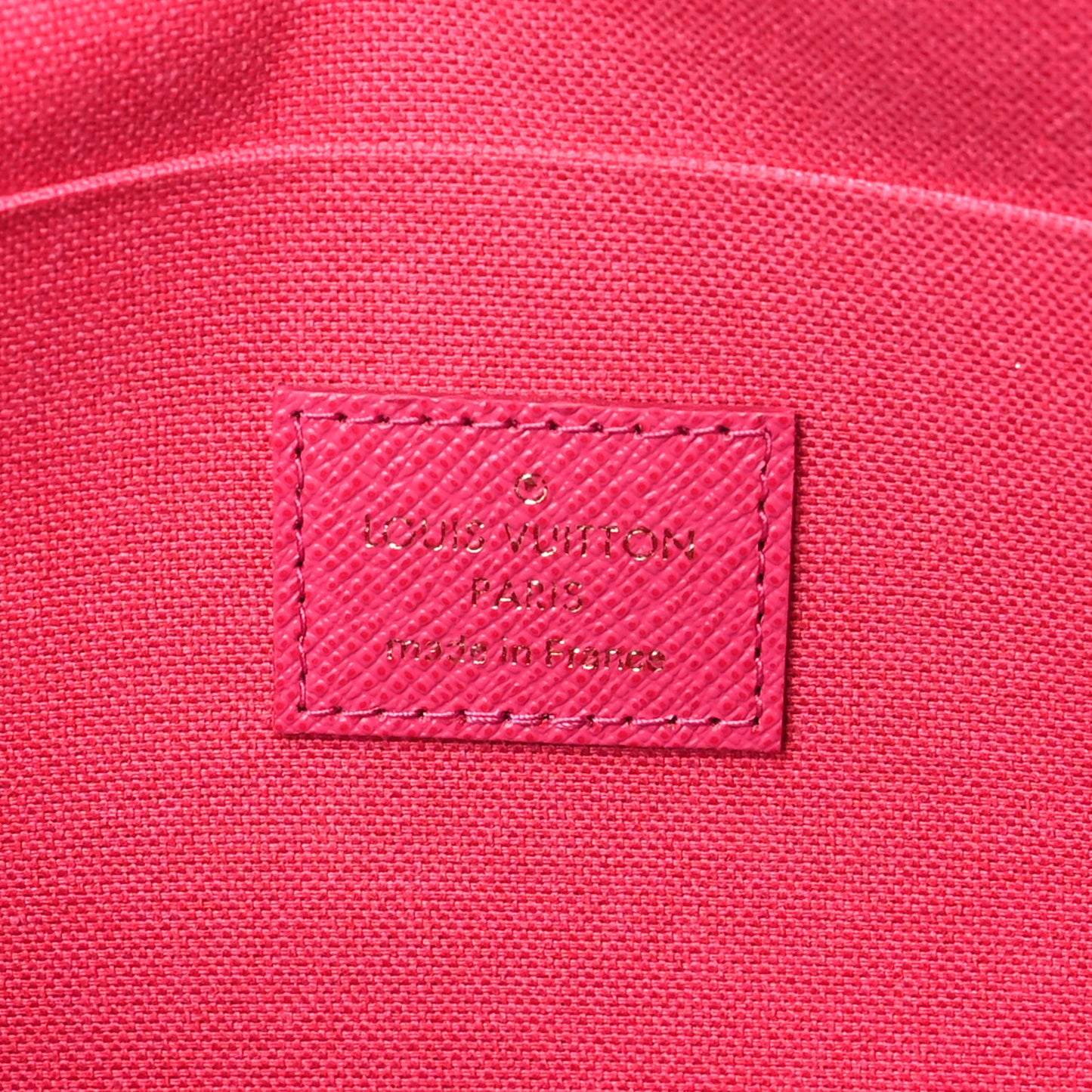 Monogram My LV World Tour Pochette Felicie Chain Wallet Hot Pink