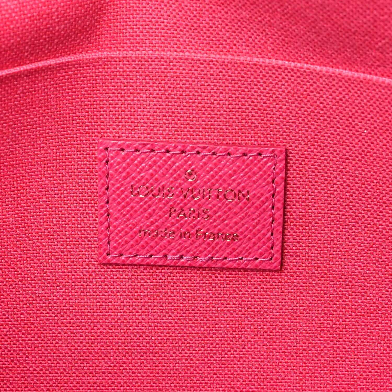 Louis Vuitton Monogram My LV World Tour Pochette Felicie Chain Wallet Hot Pink 7 of 11