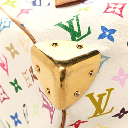 Louis Vuitton Monogram Multicolor Speedy 30 White 8 of 15