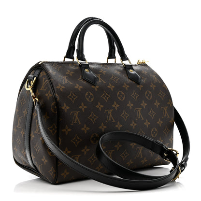Louis Vuitton Monogram My World Tour Speedy Bandouliere 30 Black 3 of 12