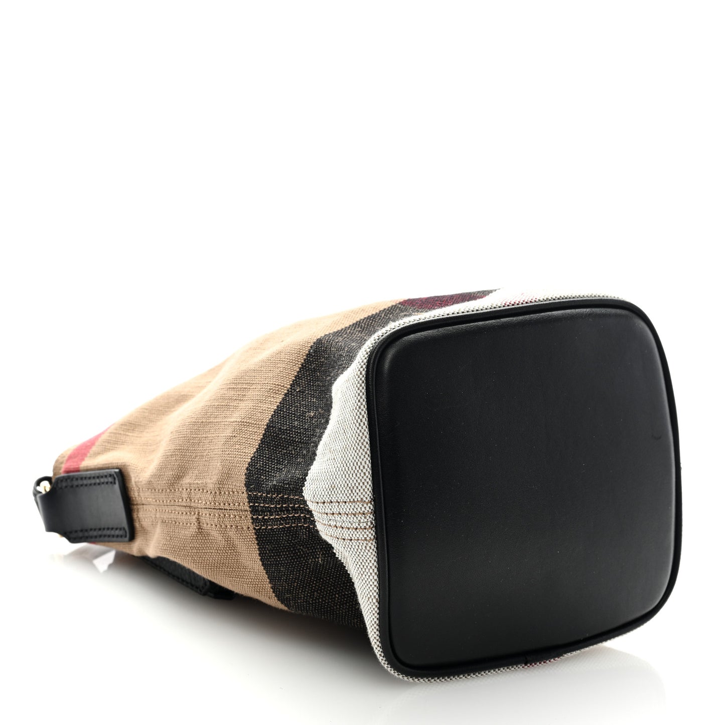 Canvas Mega Check Mini Ashby Tassel Crossbody Black
