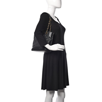 Chanel Caviar Quilted Petit Shopping Tote PST Black 2 of 10
