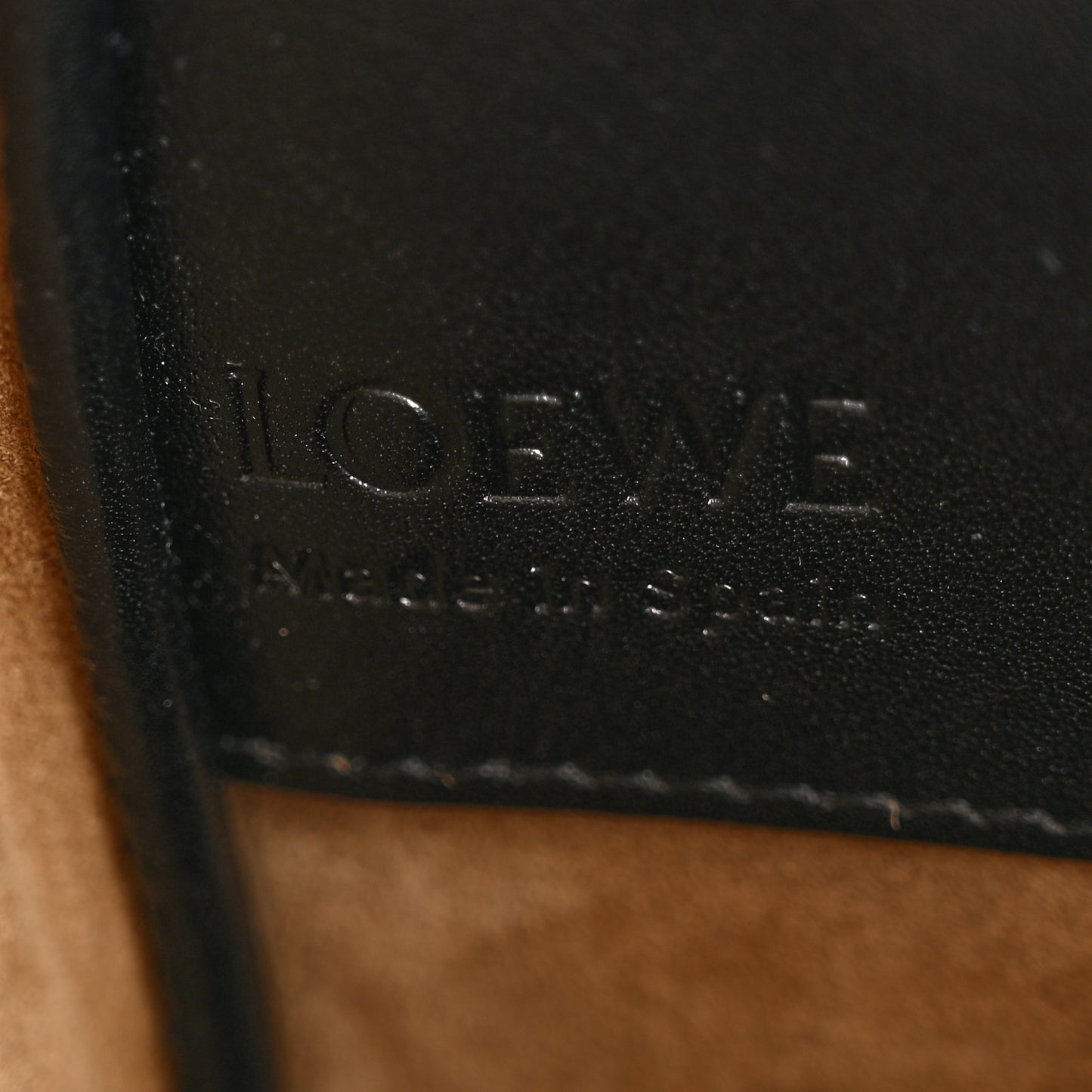 Calfskin Hammock Slice Bag Black