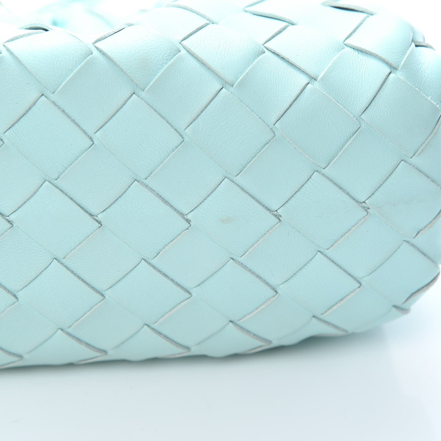 Bottega Veneta Nappa Intrecciato The Mini Pouch Topazio Silver 11 of 11