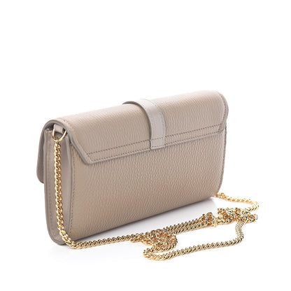Chloe Grained Calfskin Aby Chain Wallet Motty Grey 3 of 8
