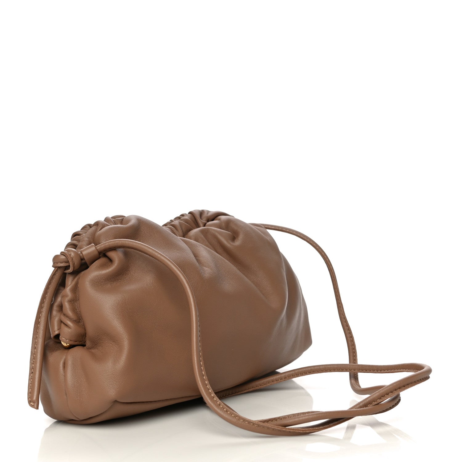 Mansur Gavriel Lambskin Cloud Mini Clutch Biscotto 3 of 9