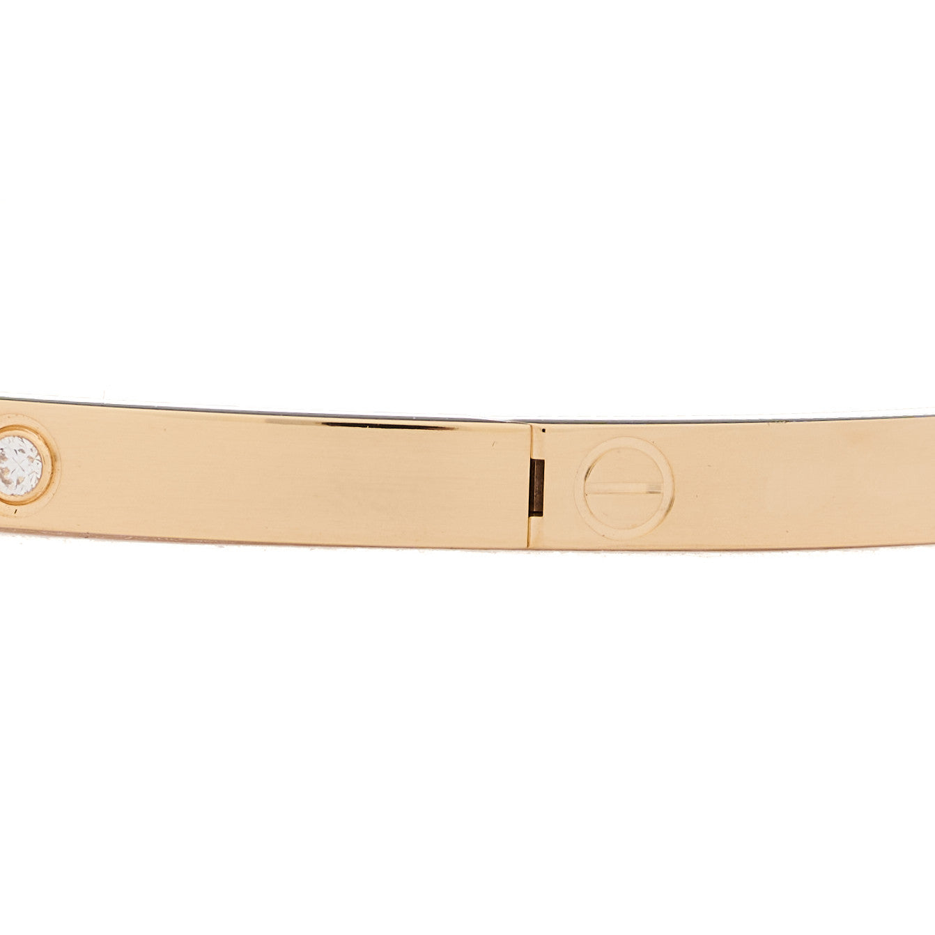 Cartier 18K Yellow Gold 6 Diamond Small LOVE Bracelet 19 6 of 7