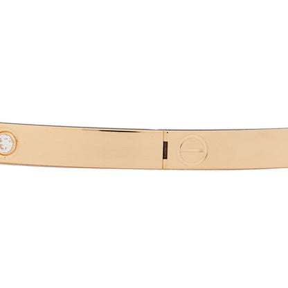 Cartier 18K Yellow Gold 6 Diamond Small LOVE Bracelet 19 6 of 7