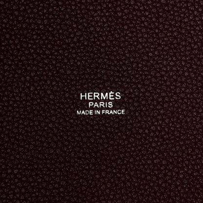 Hermes Taurillon Clemence Picotin Lock 18 PM Bordeaux 6 of 8