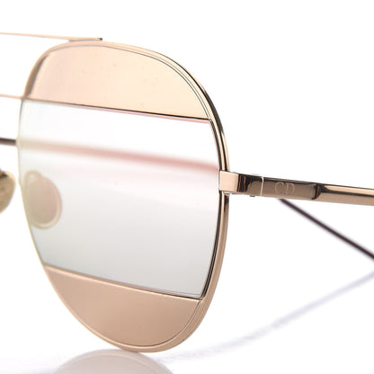 Christian Dior Split 1 Aviator Sunglasses Rose Gold 5 of 8