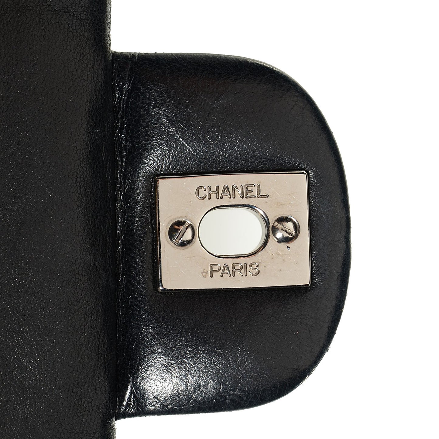 Lambskin Quilted Small Double Flap Black