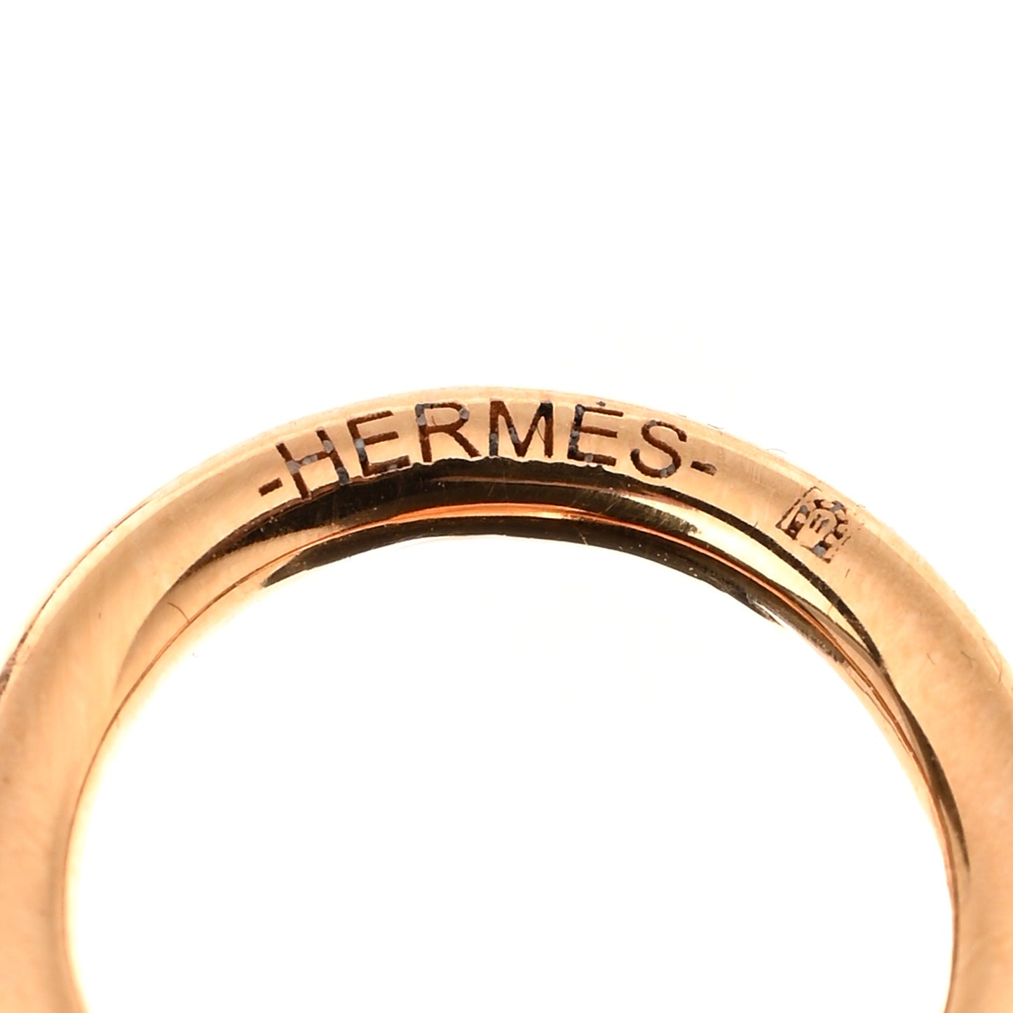 Rose Gold Plated Charms Grelot Twilly Ring