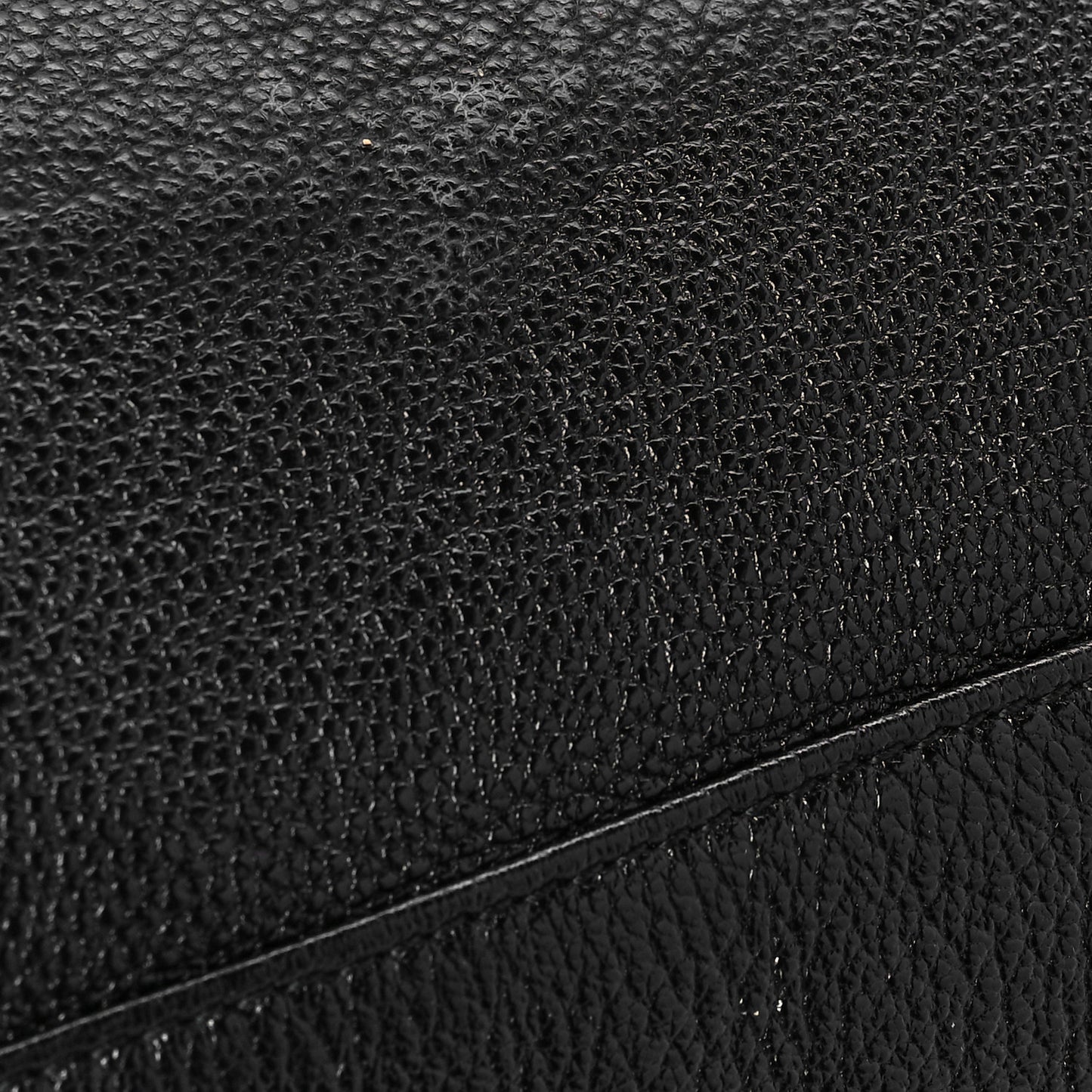 Chevre Gold Metallic Edge Hardware City Black