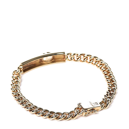 Chopard 18K Yellow Gold Diamond Happy Diamond Tag Chain Bracelet 3 of 5