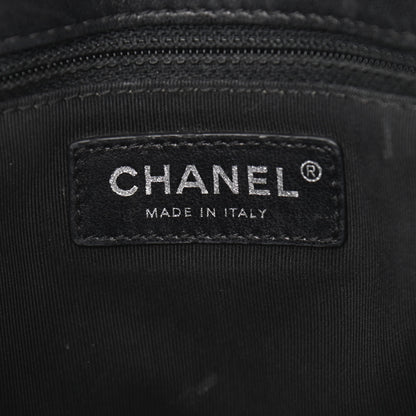 Chanel Patent Quilted Medium Just Mademoiselle Bowling Bag Black 8 of 12