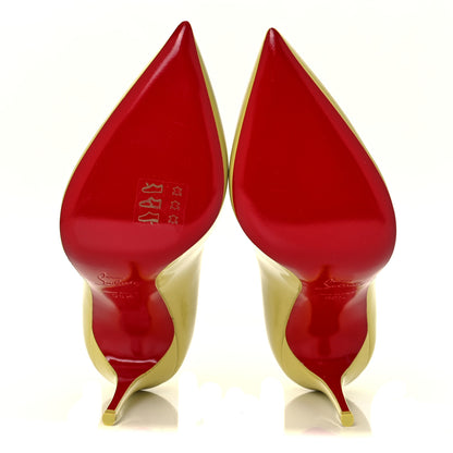 Christian Louboutin Patent Hot Chick 100 Pumps 36.5 Citrus 7 of 11