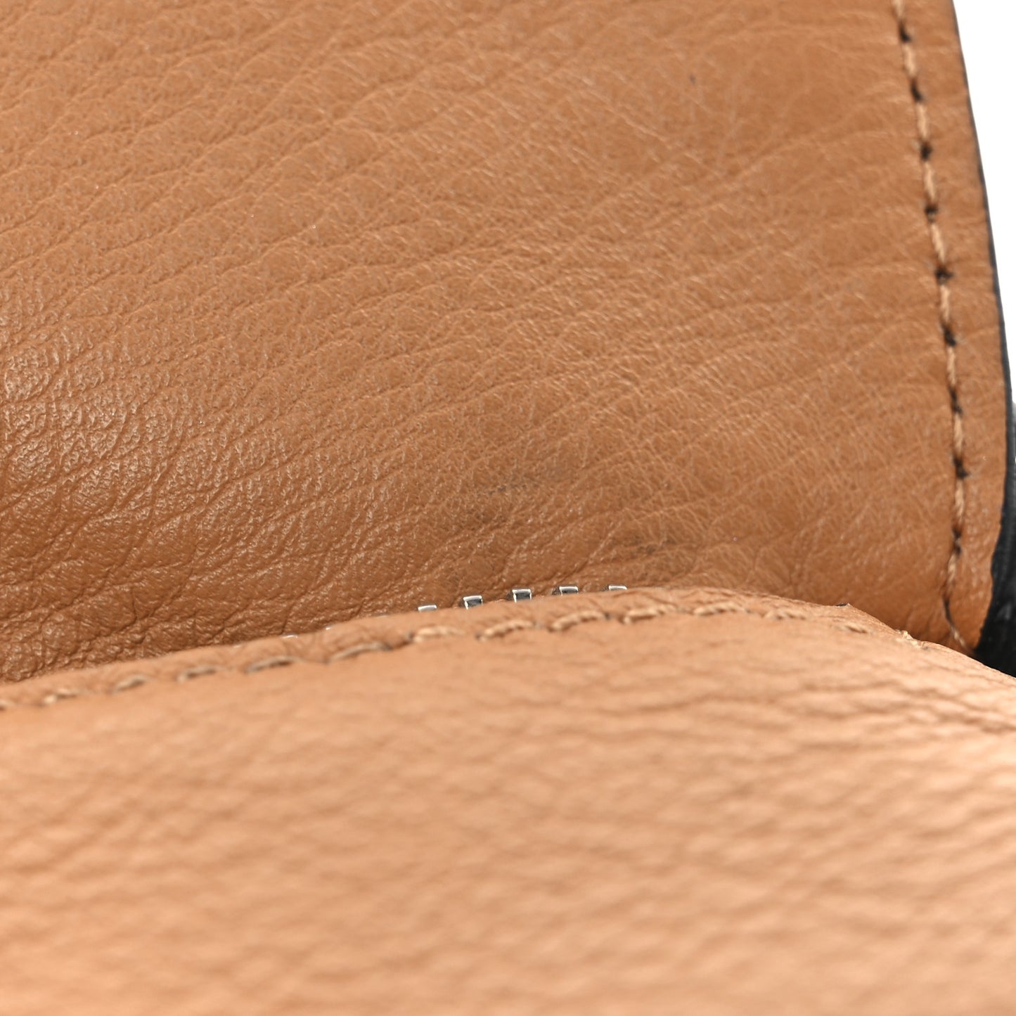 X KEN PRICE Calfskin Small La Palme Puzzle Bag Amber