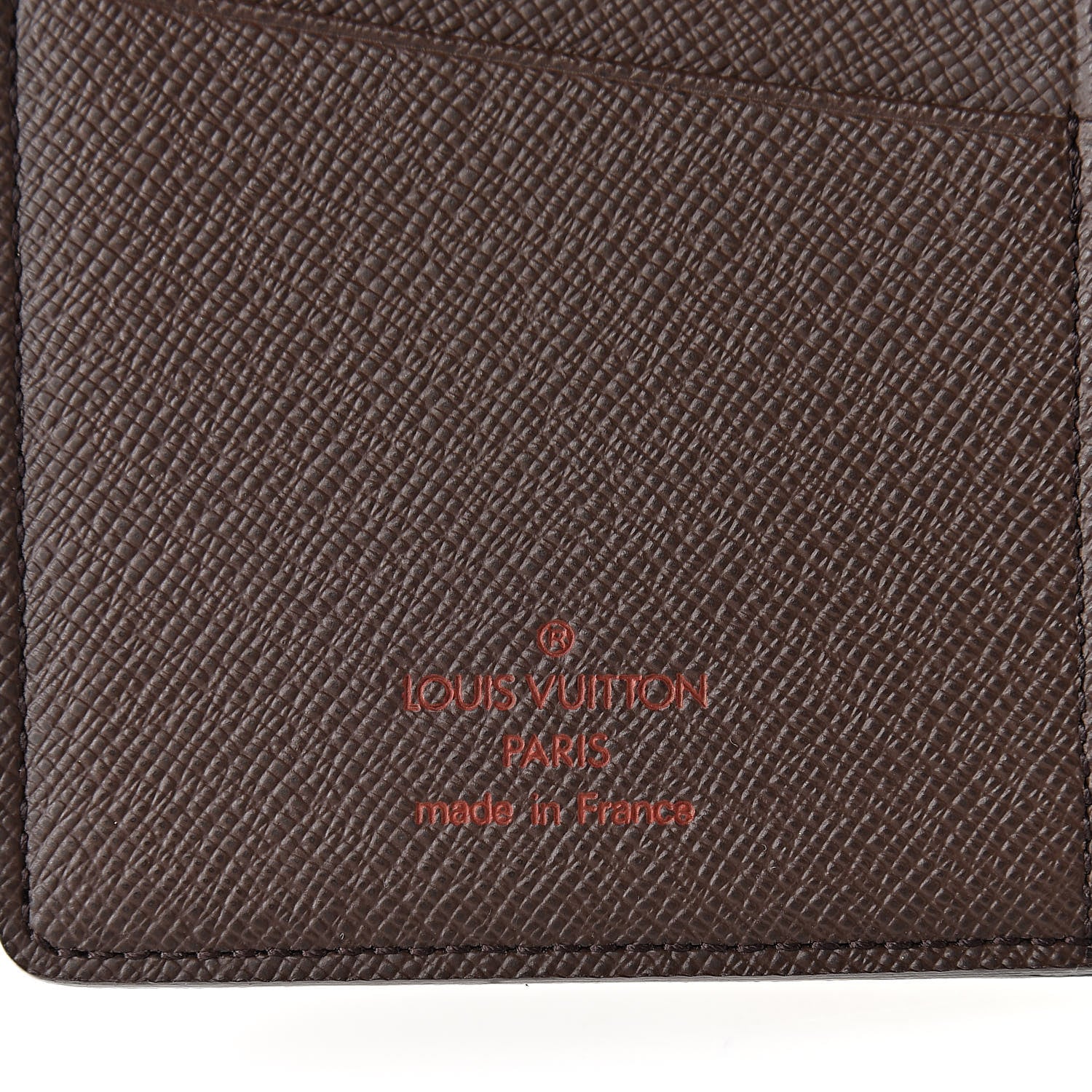 Louis Vuitton Damier Ebene Porte Valeurs Organizer Wallet 6 of 8