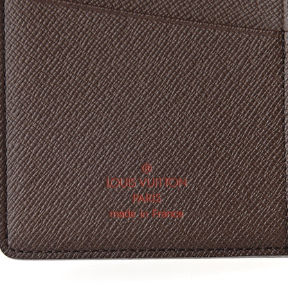 Louis Vuitton Damier Ebene Porte Valeurs Organizer Wallet 6 of 8