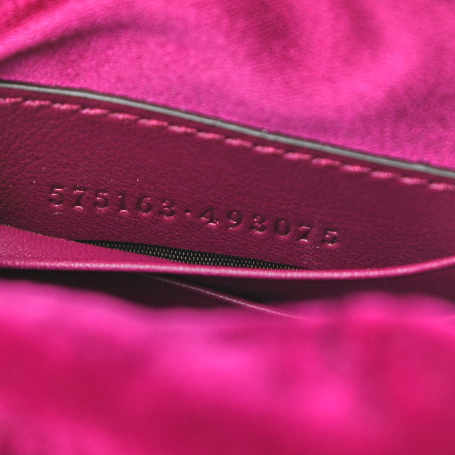 Velvet Matelasse Mini GG Marmont 2.0 Bucket Bag Fuchsia Violet Cyclamen