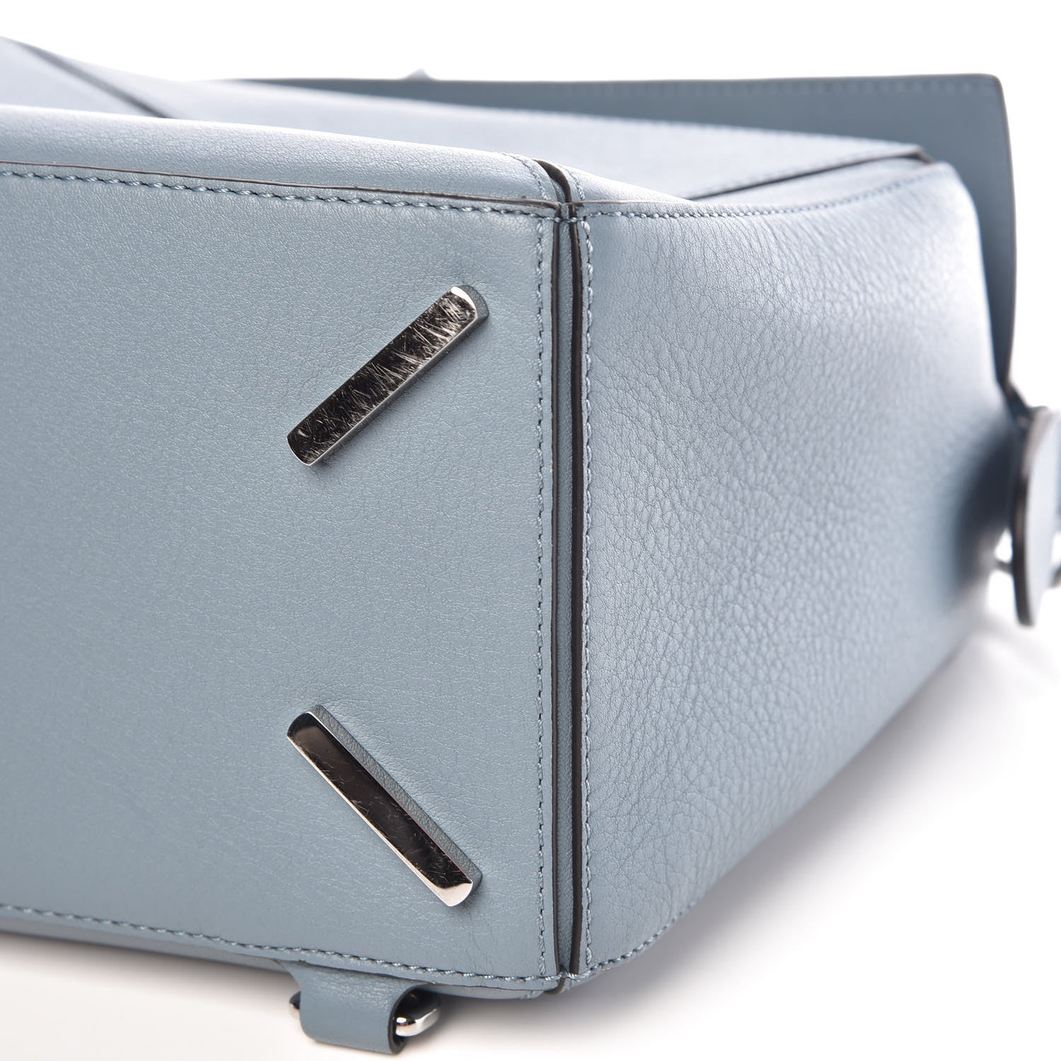 Loewe Calfskin Medium Puzzle Bag Stone Blue 10 of 10