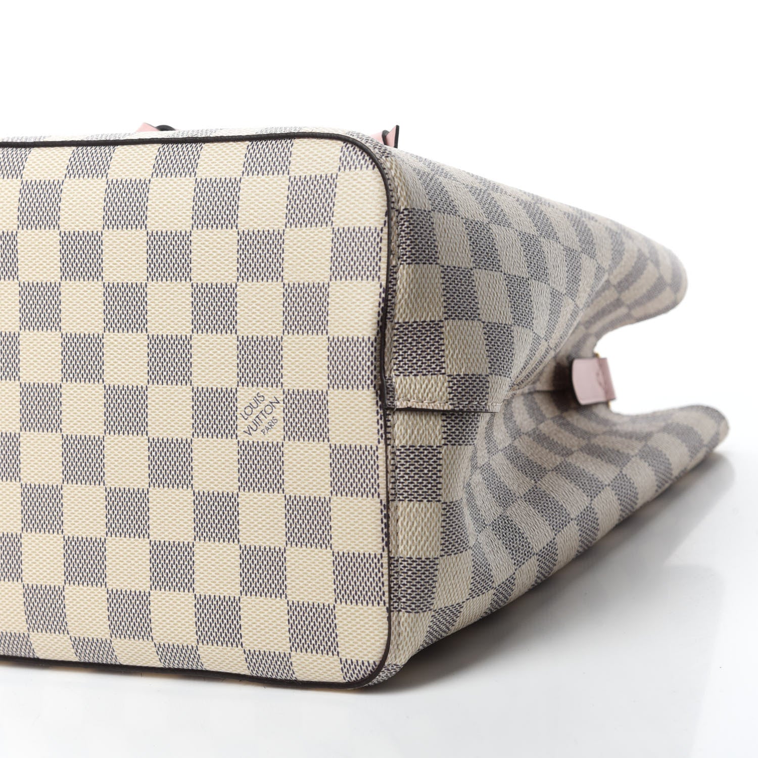 Louis Vuitton Damier Azur Neonoe MM Eau De Rose 7 of 9