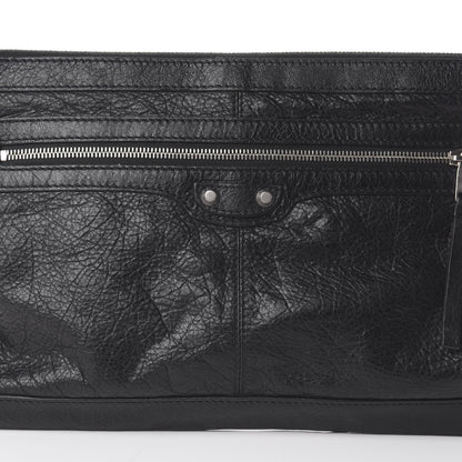 Balenciaga Agneau Arena Classic Hardware Medium Clip Black 6 of 6
