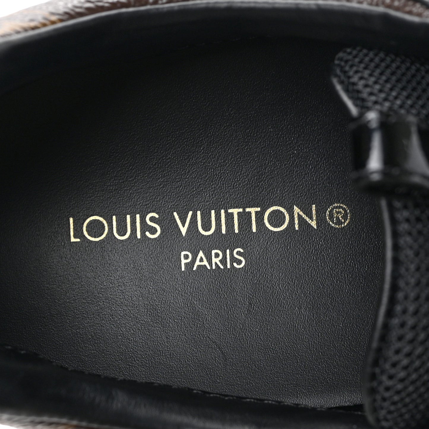 Suede Monogram Run Away Sneakers 39.5 Black