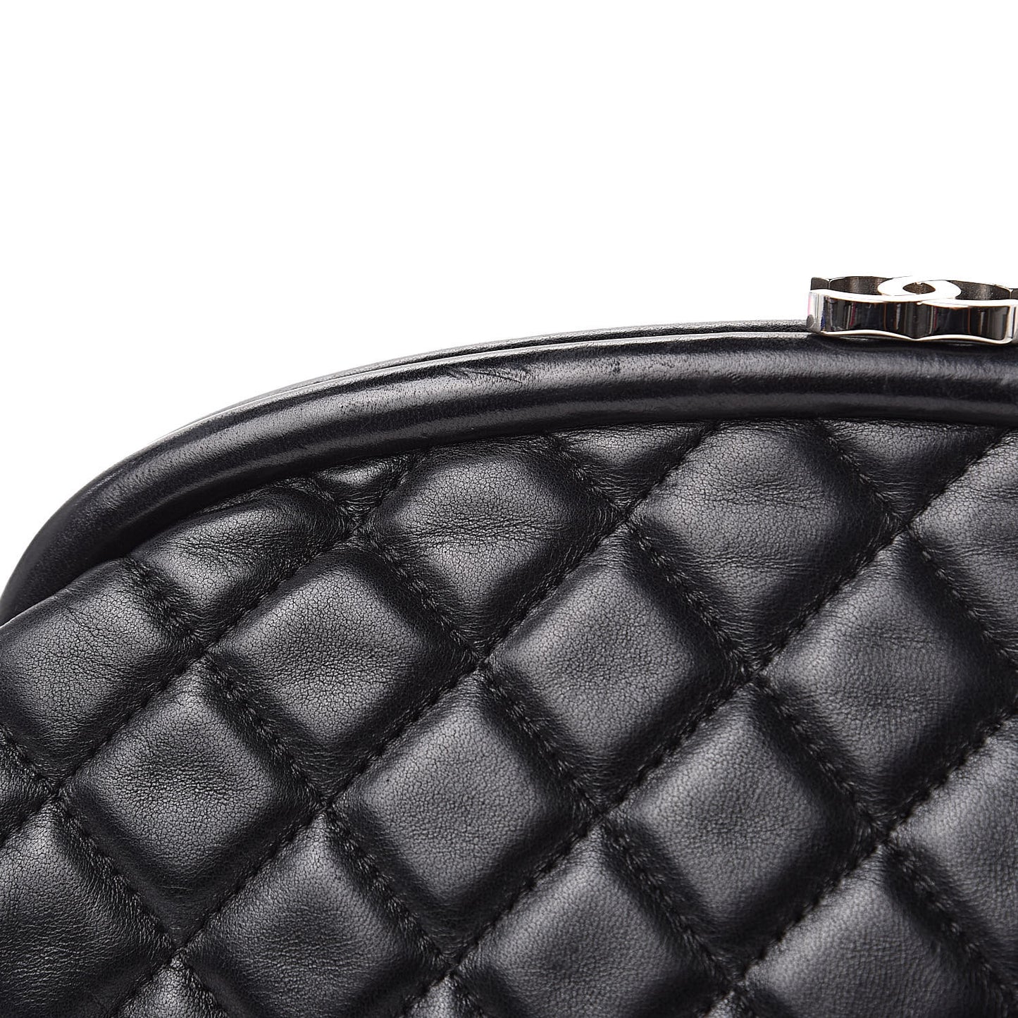 Lambskin Quilted Timeless Clutch Black