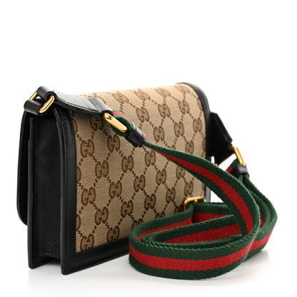 Gucci Monogram Lady Web Convertible Wallet Black 3 of 11