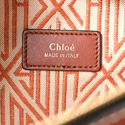 Chloe Calfskin Small Daria Sepia Brown 6 of 9