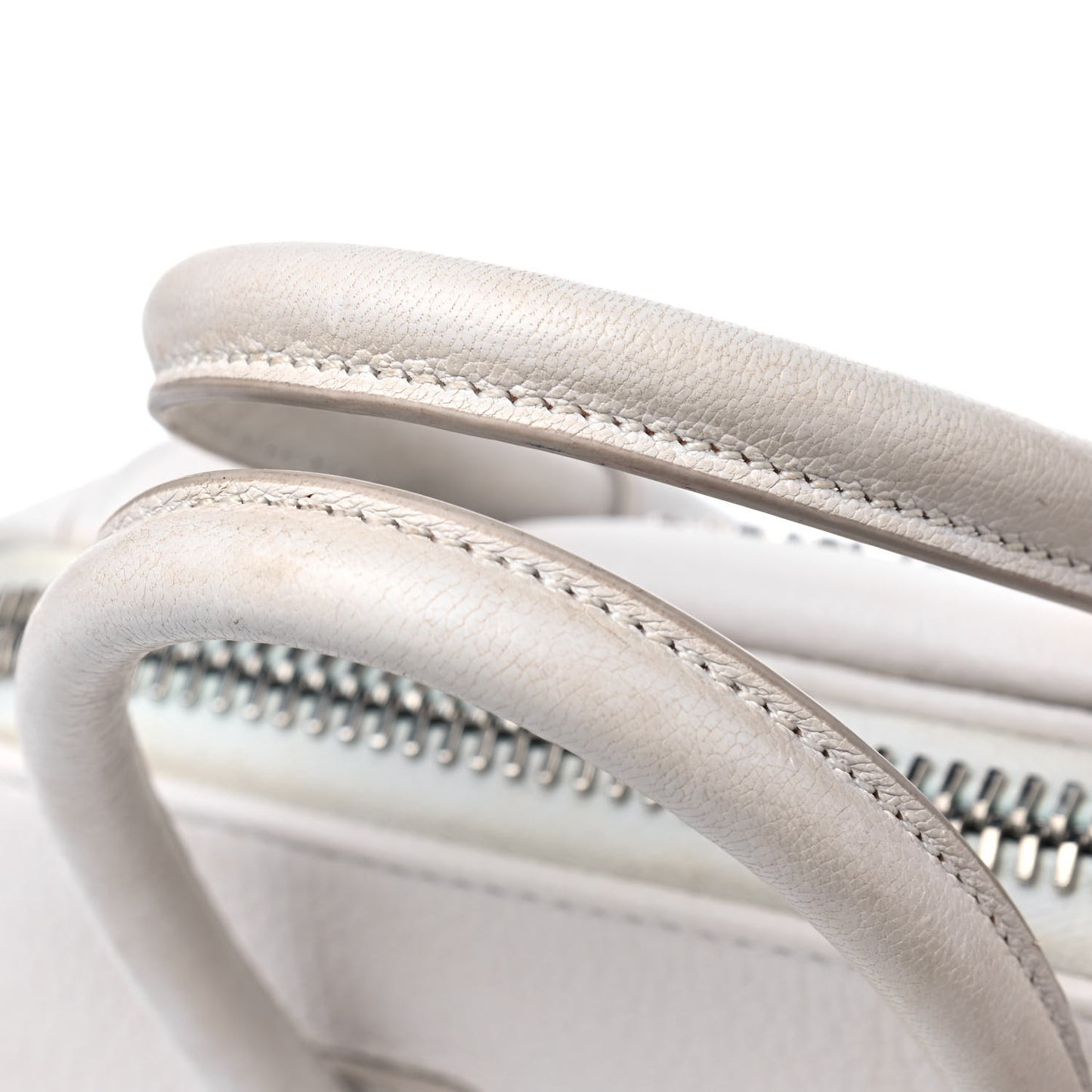 Sugar Goatskin Mini Antigona Off White