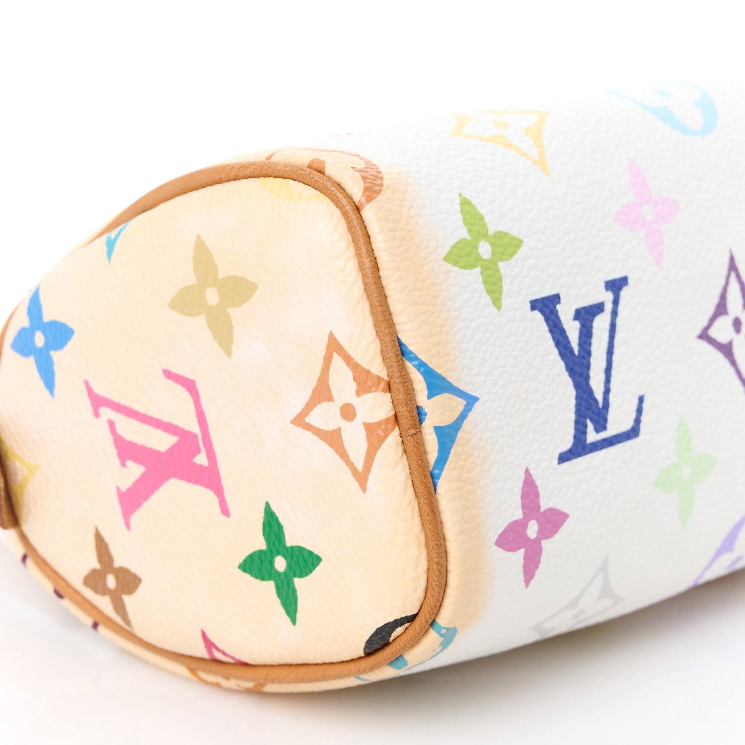 Louis Vuitton Monogram Multicolor Mini Sac HL Speedy White 9 of 9