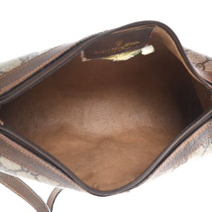 Gucci Coated Canvas Monogram Web Small Shoulder Bag Brown 5 of 16