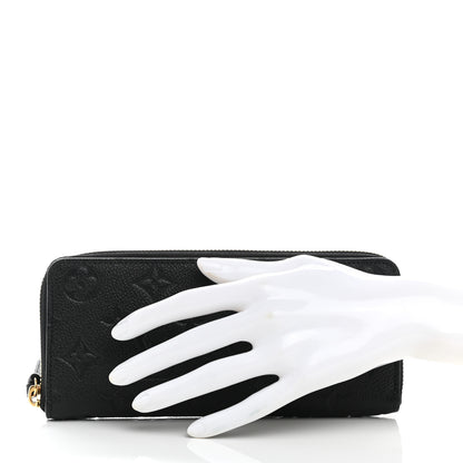 Louis Vuitton Empreinte Clemence Wallet Black 2 of 6