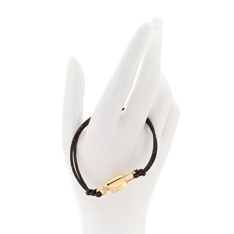 Monogram LV Padlock Bracelet 19