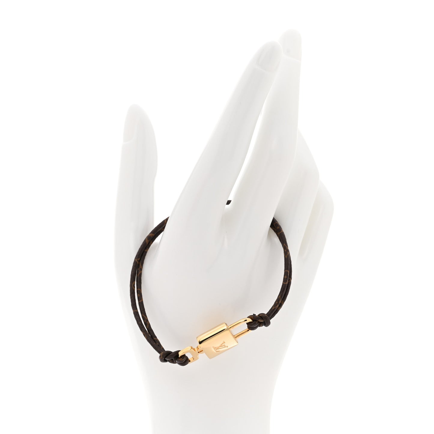 Monogram LV Padlock Bracelet 19