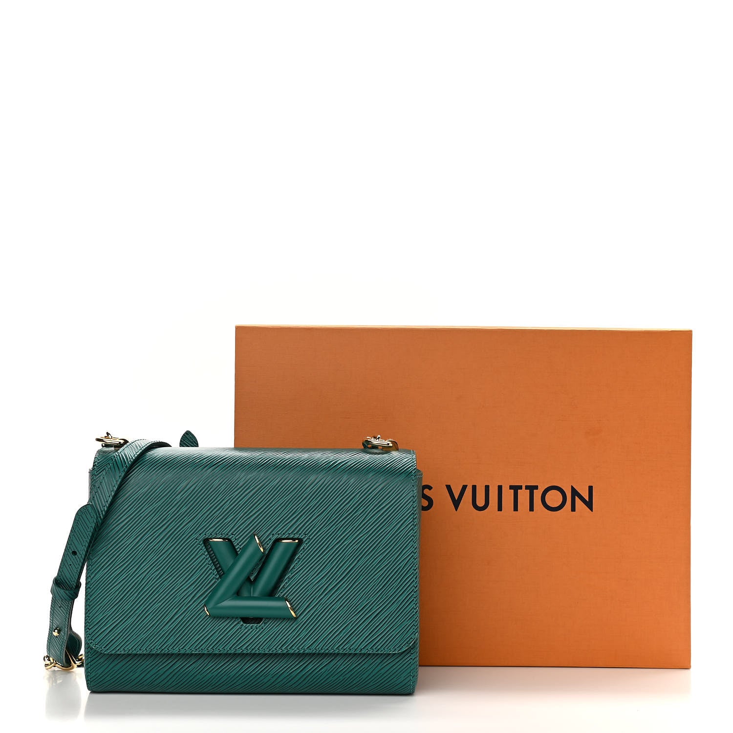 Louis Vuitton Epi Twist Shoulder Bag MM Emeraude 10 of 10